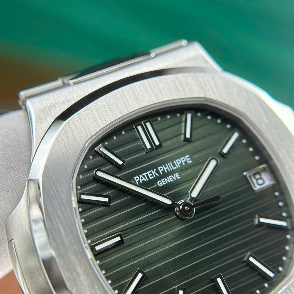Patek Philippe Nautilus 5711 Full Options Green Dial Watch 40mm