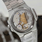 Patek Philippe Nautilus 5712 Watch Blue Dial Engraving Machine 40mm