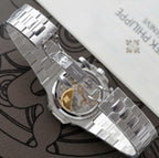Patek Philippe Nautilus 5712 Watch Blue Dial Engraving Machine 40mm