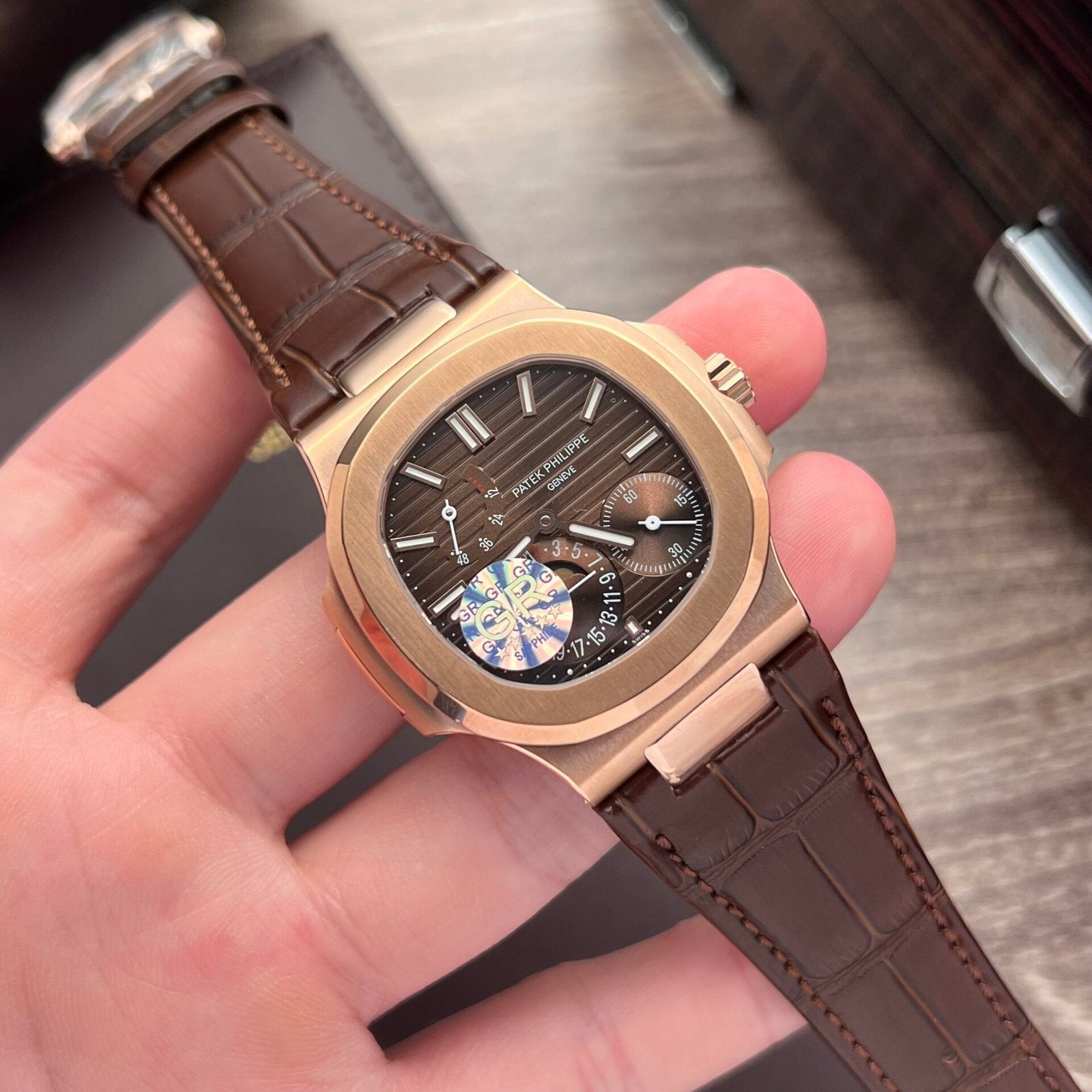 Patek Philippe Nautilus 5712 Watch Chocolate Dial 40mm