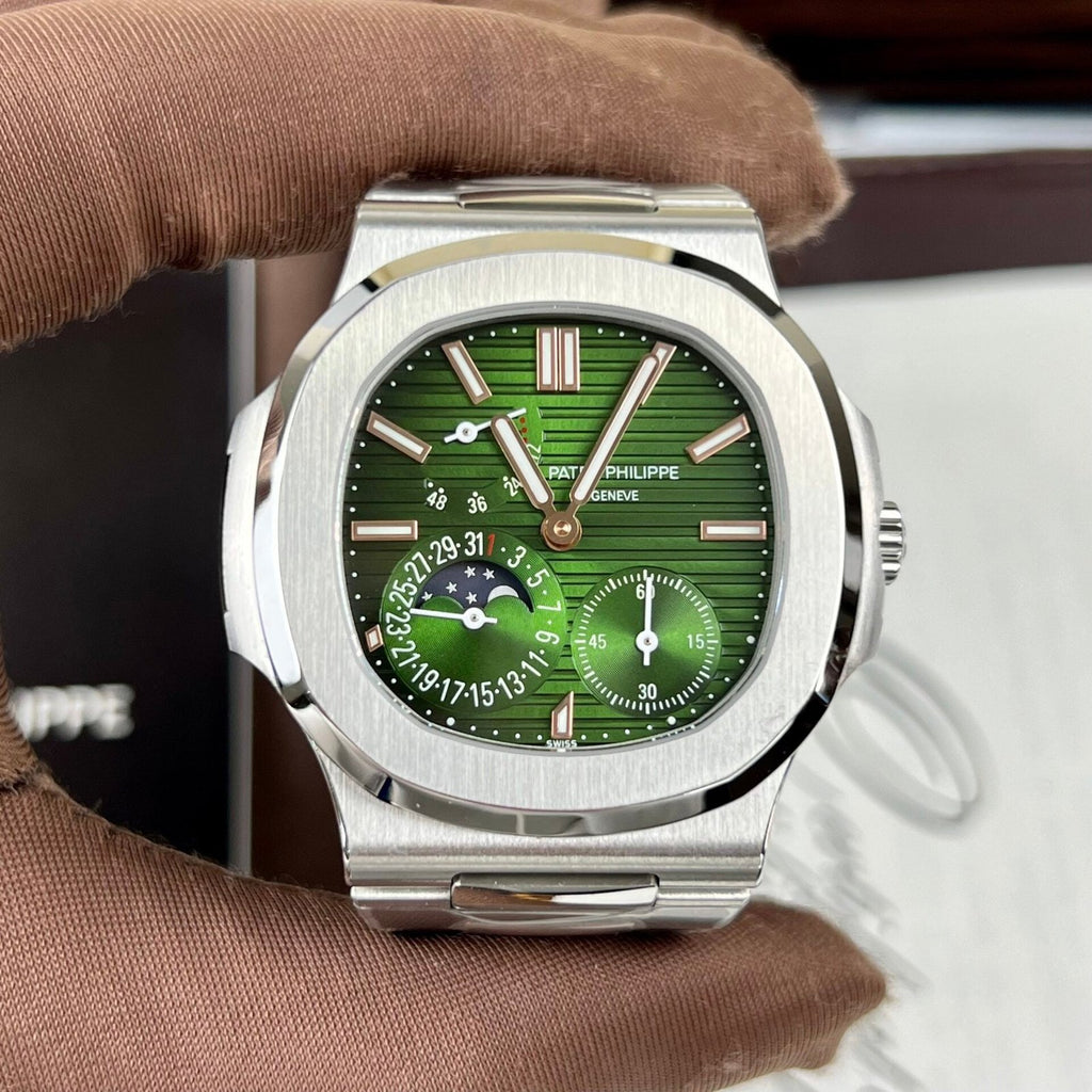 Patek Philippe Nautilus 5712 Watch Green Dial 40mm