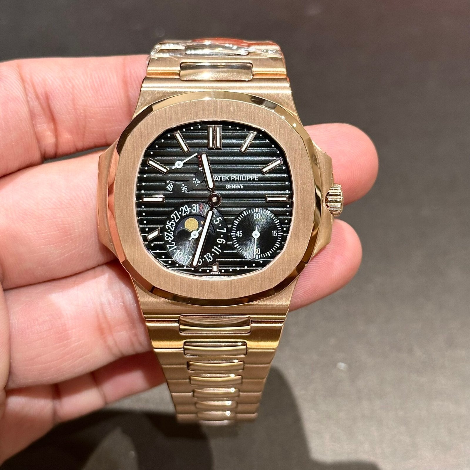 Patek Philippe Nautilus 5712 Watch Black Dial 40mm