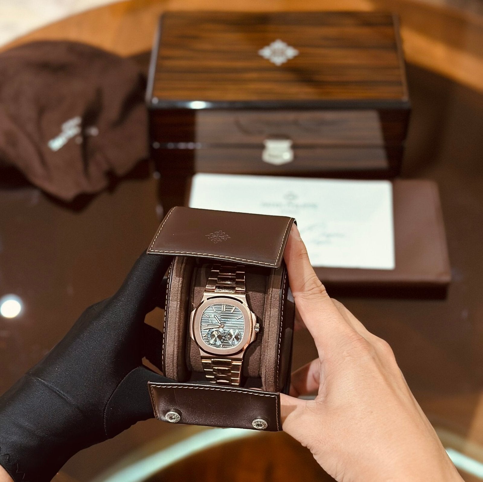 Patek Philippe Watch Nautilus 5712R Gold Wrapped 40mm