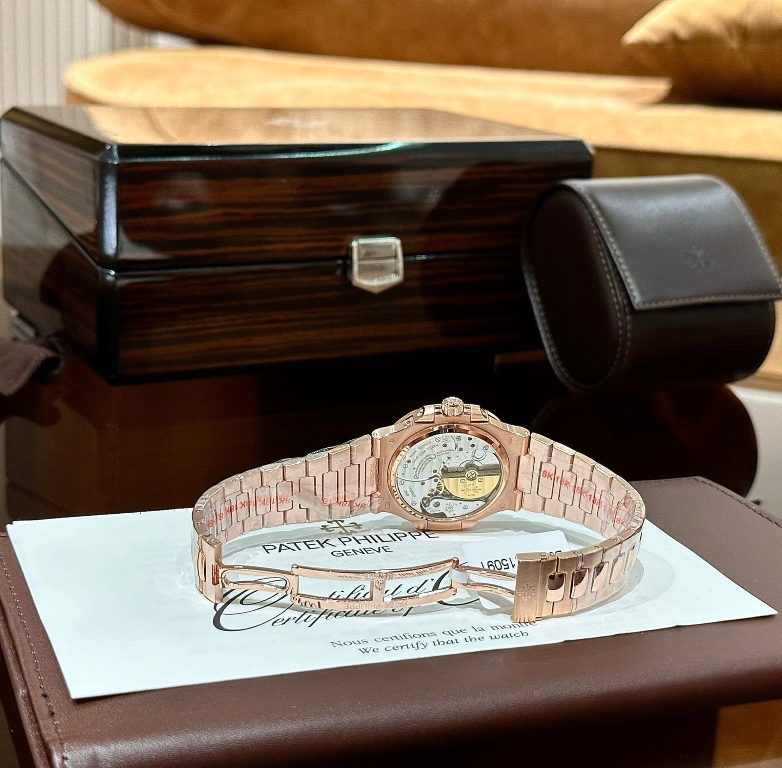 Patek Philippe Watch Nautilus 5712R Gold Wrapped 40mm