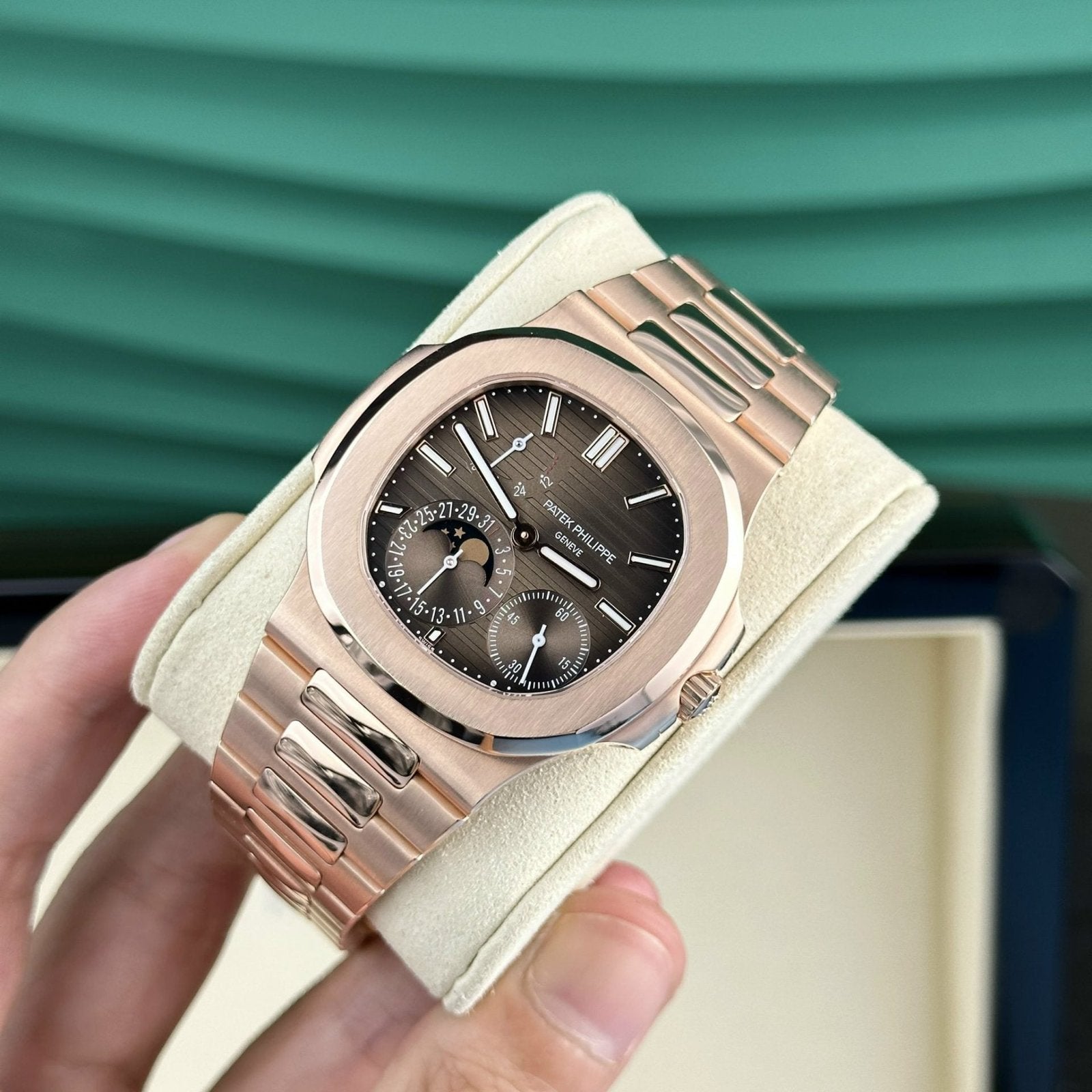 Patek Philippe Nautilus 5712R Gold Wrapped Movement 40mm