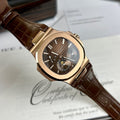 Patek Philippe Watch Nautilus 5712R Chocolate Dial Gold Wrapped 40mm