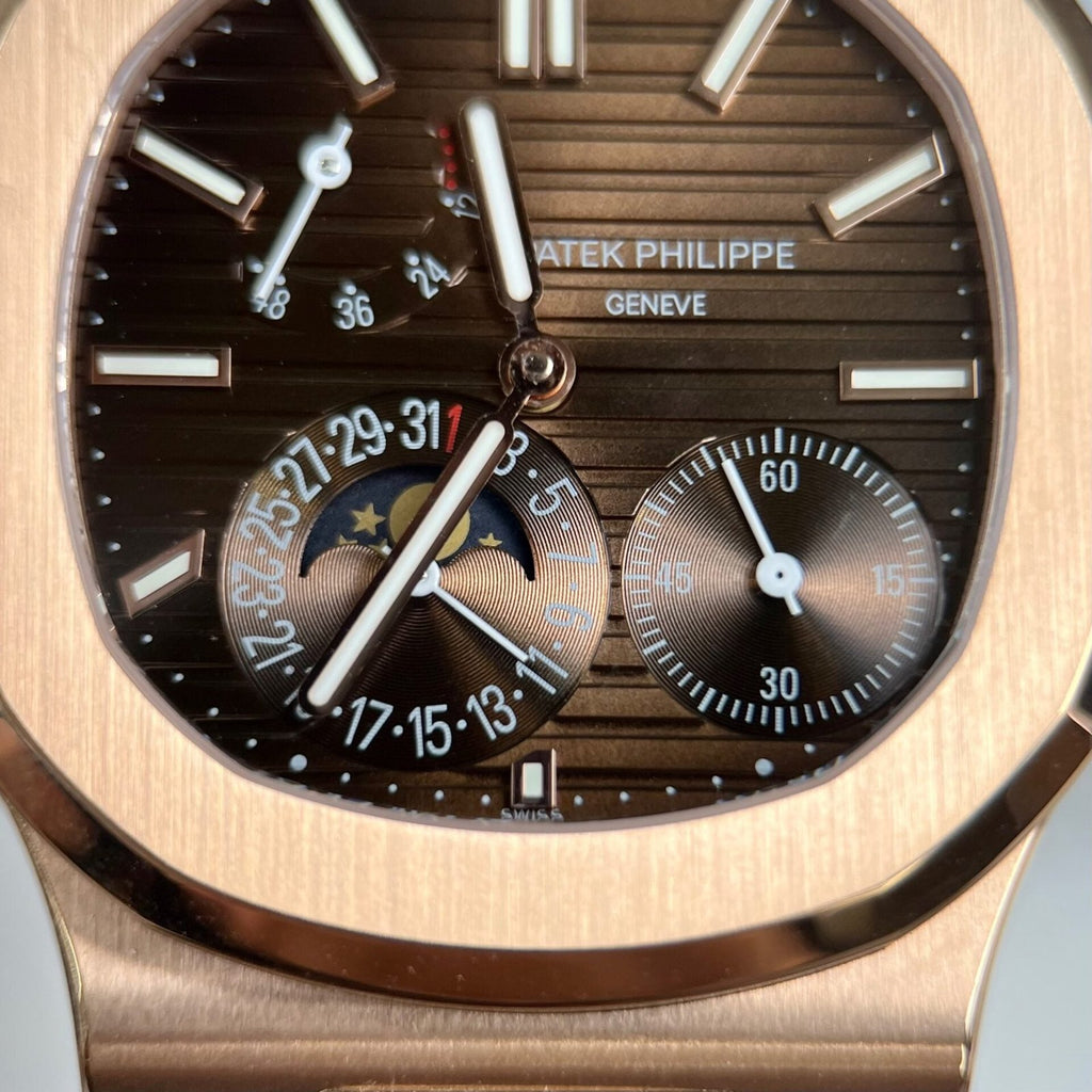 Patek Philippe Watch Nautilus 5712R Chocolate Dial Gold Wrapped 40mm