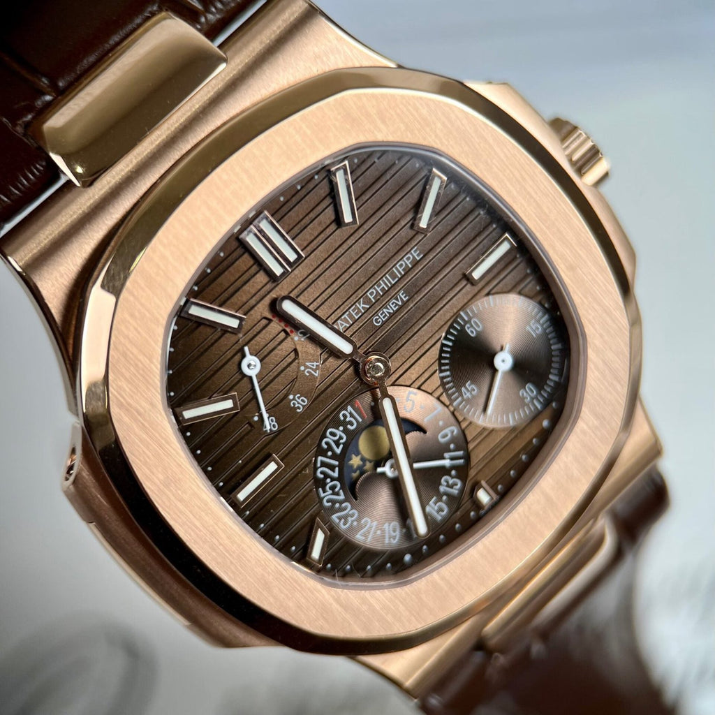 Patek Philippe Watch Nautilus 5712R Chocolate Dial Gold Wrapped 40mm