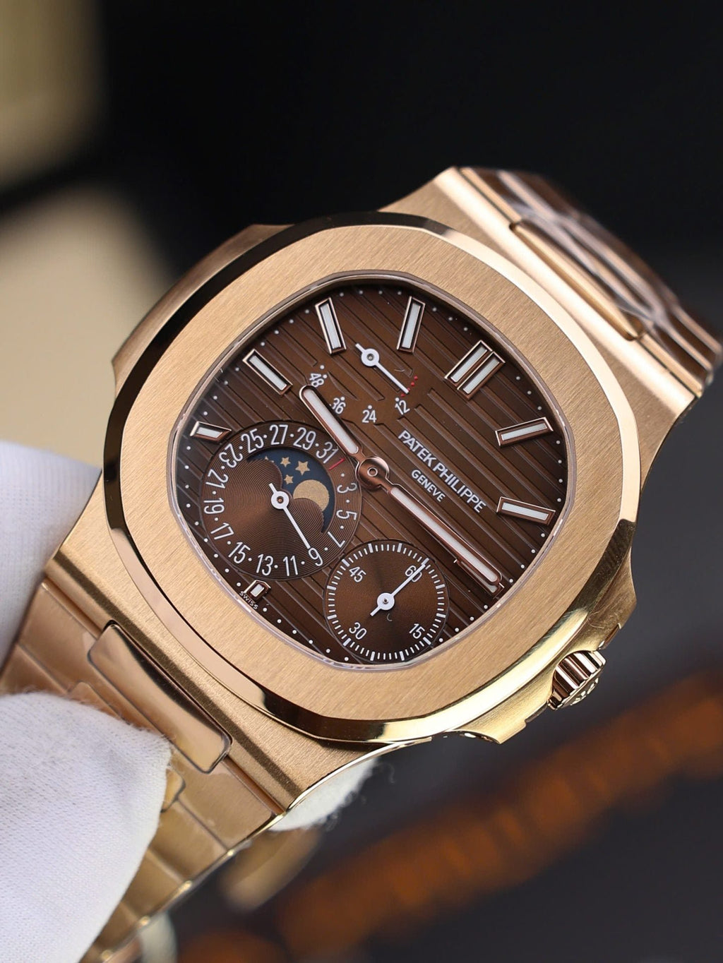 Patek Philippe Nautilus 5712R Watch Dial Brown 40mm