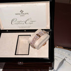 Patek Philippe Watch Nautilus 5719 Gold Wrapped Moissanite Diamonds 40mm