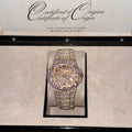 Patek Philippe Watch Nautilus 5719 Gold Wrapped Moissanite Diamonds 40mm