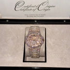 Patek Philippe Watch Nautilus 5719 Gold Wrapped Moissanite Diamonds 40mm