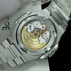 Patek Philippe Nautilus 5719 Watch Diamonds Moissanite Sapphire Baguette 40mm