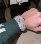 Patek Philippe Nautilus 5719 Watch Full Moissanite Diamonds 40mm