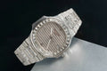 Patek Philippe Watch Nautilus 5719 Full Diamonds Baguette 40mm