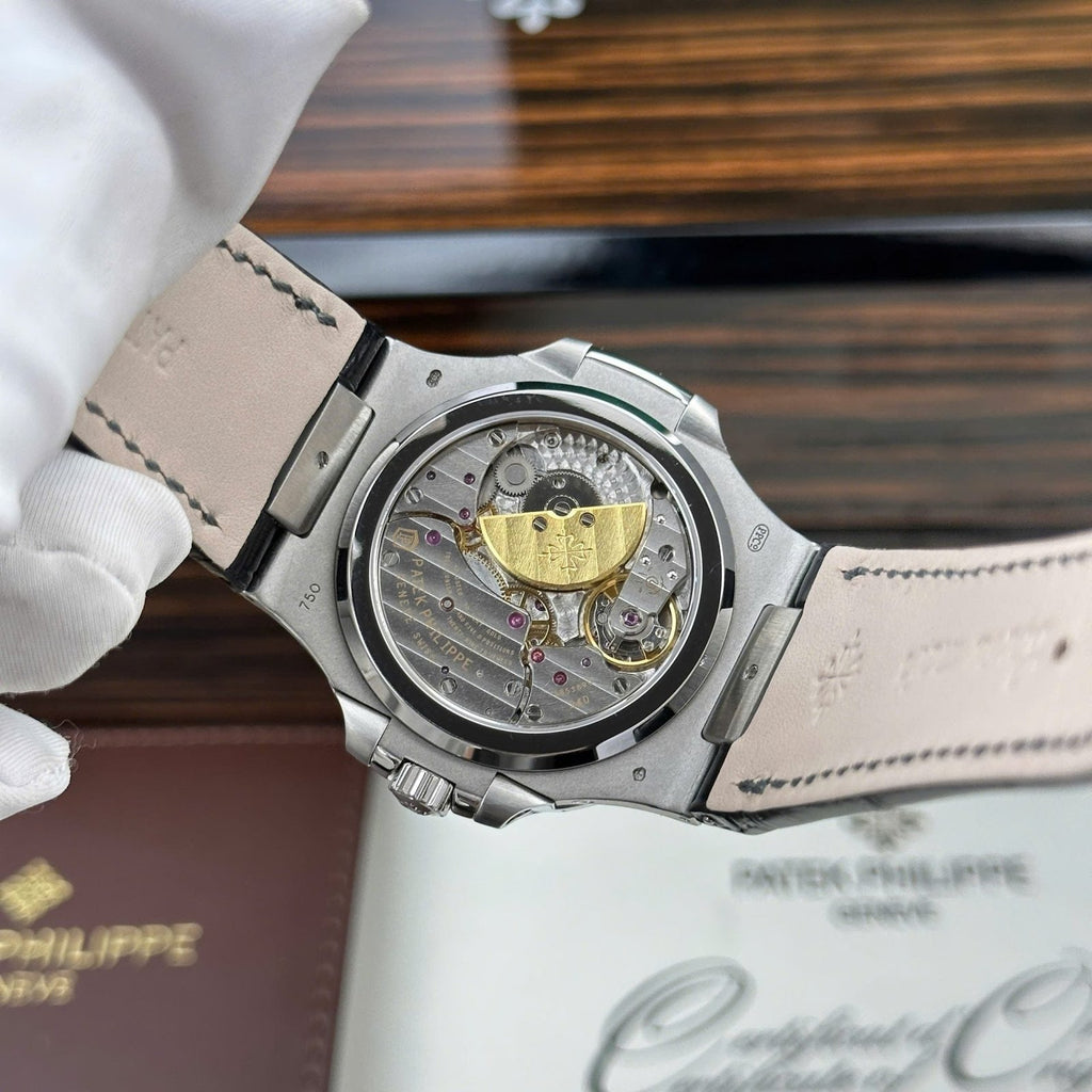 Patek Philippe Nautilus 5722 Watch Grey Dial With Baguette 40mm