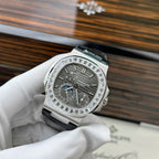 Patek Philippe Nautilus 5722 Watch Grey Dial With Baguette 40mm