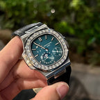 Patek Philippe Nautilus 5722G With Diamond Moissanite Watch 40mm