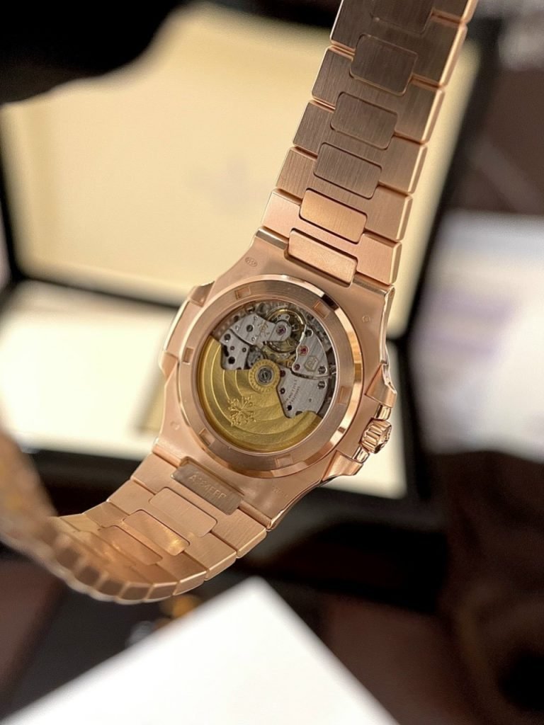 Patek Philippe Nautilus 5723 Watch Gold Wrapped With Red Ruby 40mm