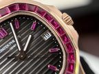 Patek Philippe Nautilus 5723 Watch Gold Wrapped With Red Ruby 40mm