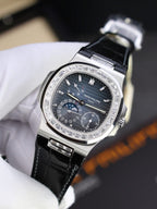 Patek Philippe Nautilus 5724 Blue Dial Watch Full Function 40mm