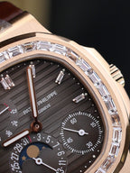 Patek Philippe Nautilus 5724 Rose Gold Watch Full Function 40mm