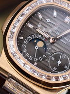 Patek Philippe Nautilus 5724 Rose Gold Watch Full Function 40mm