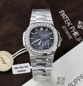 Patek Philippe Nautilus 5724G Dial Watch Diamonds Moissanite Baguette 40mm