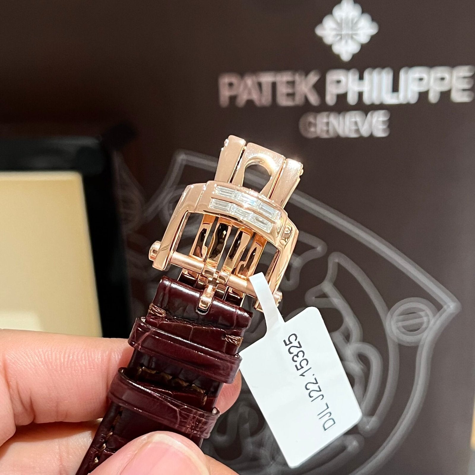 Patek Philippe Nautilus 5724R Gold Wrapped Moissanite Diamond Watch 40mm