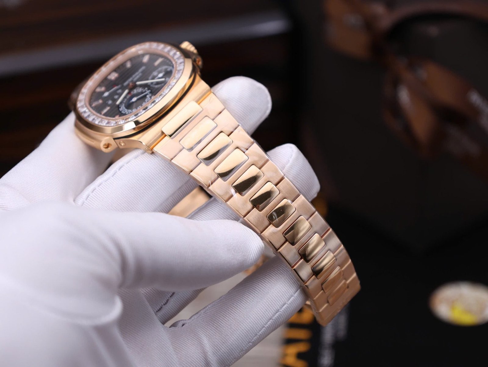 Patek Philippe Nautilus 5724R Watch Gold Wrapped 40mm