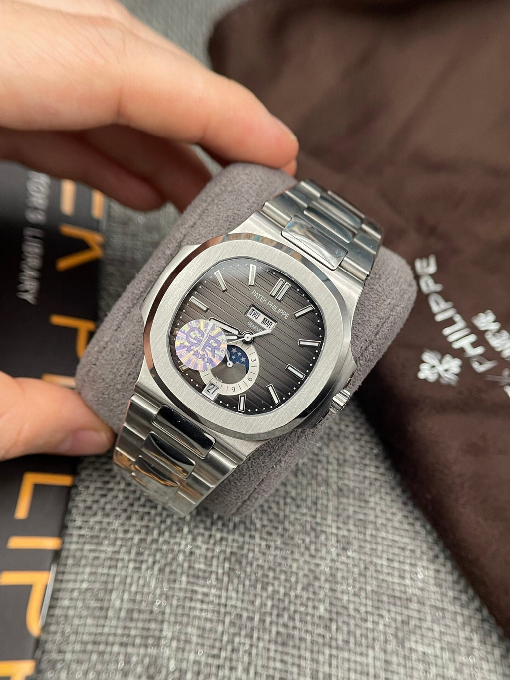 Patek Philippe Nautilus 5726 Watch Gray Dial 40.5mm