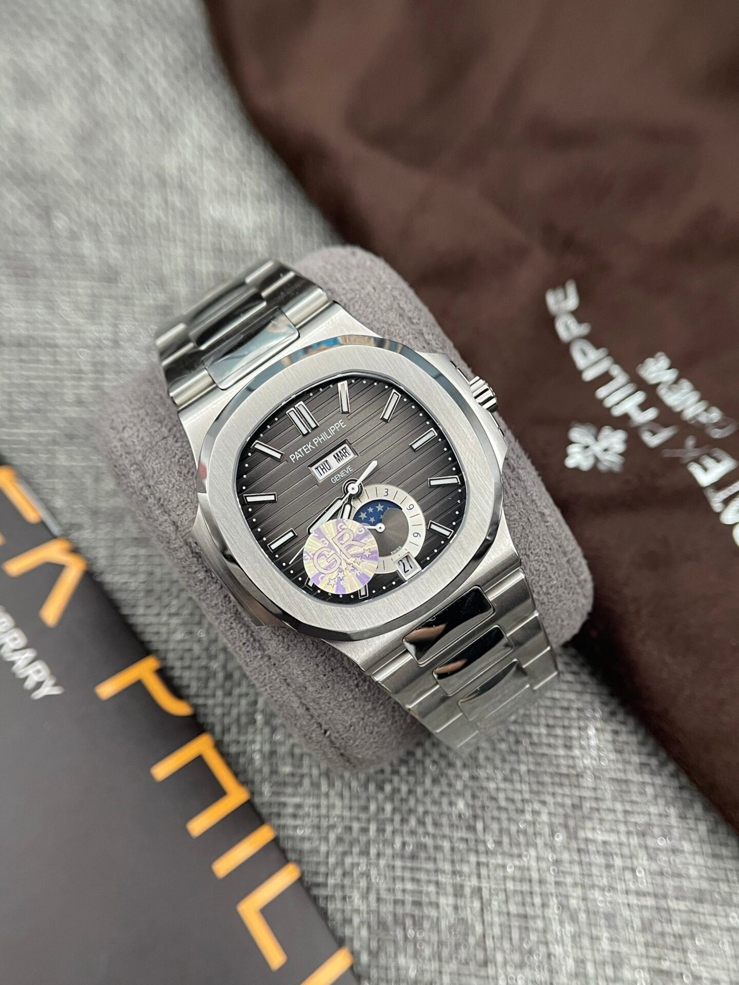 Patek Philippe Nautilus 5726 Watch Gray Dial 40.5mm