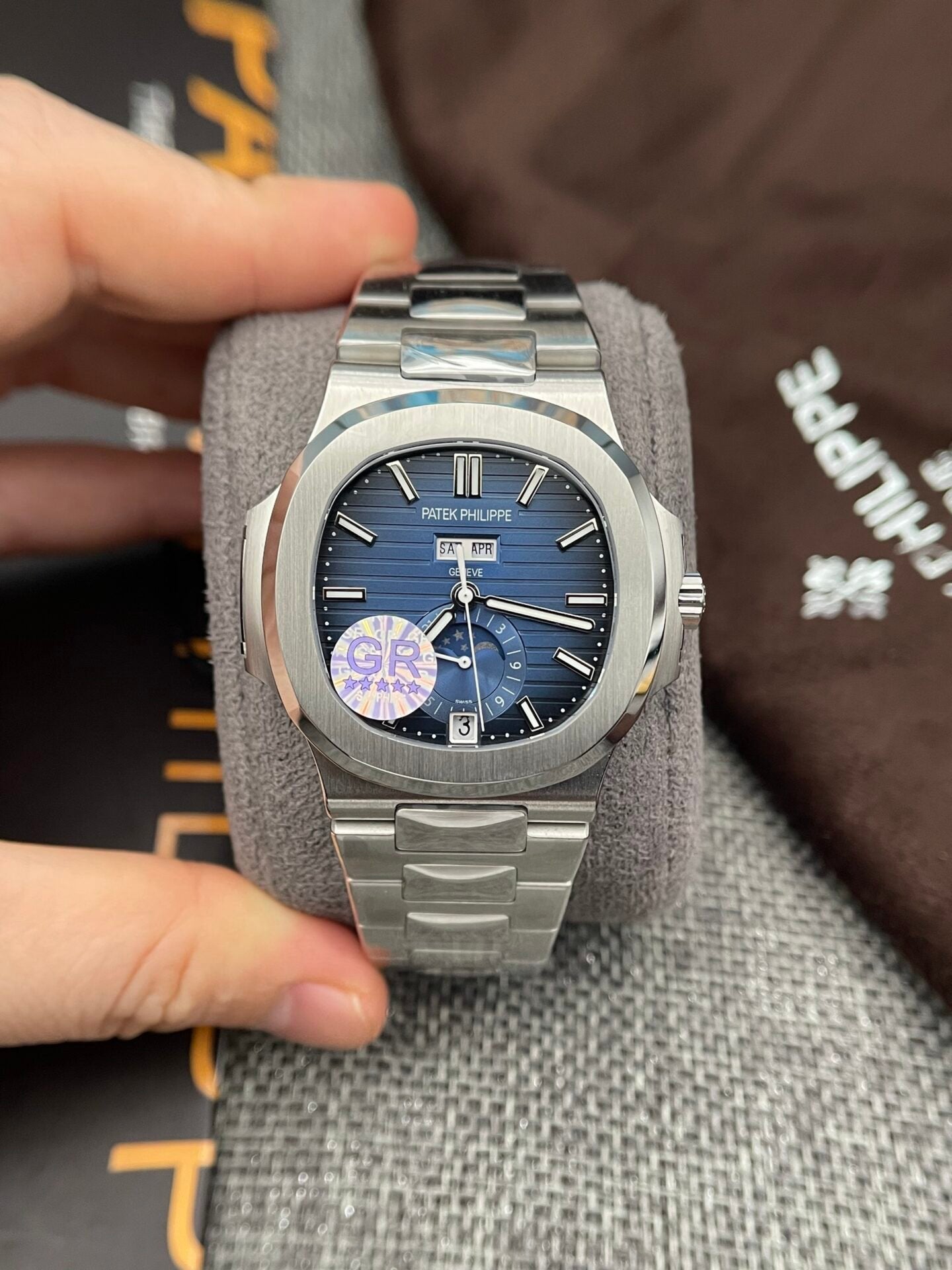 Patek Philippe Nautilus 5726 Watch Blue Dial 40.5mm