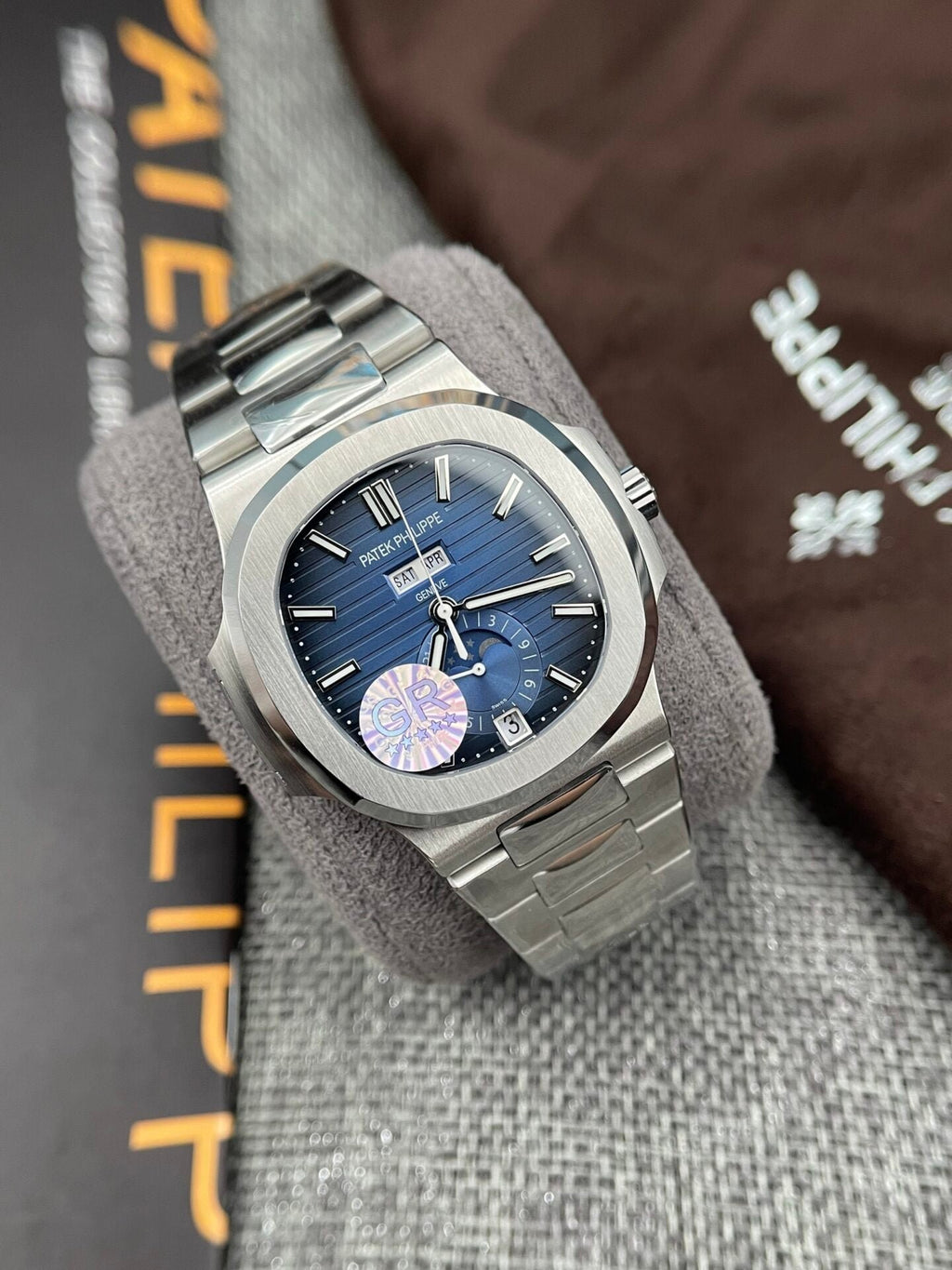 Patek Philippe Nautilus 5726 Watch Blue Dial 40.5mm