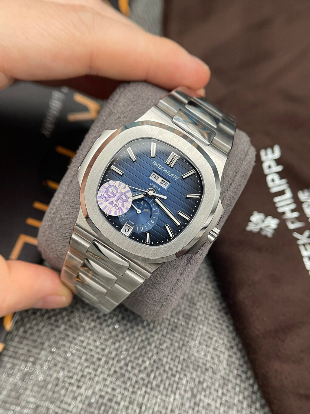 Patek Philippe Nautilus 5726 Watch Blue Dial 40.5mm