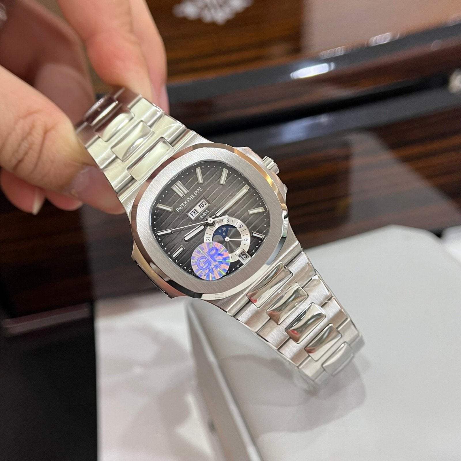 Patek Philippe Nautilus 5726G Watch Dial Gray 40.5mm