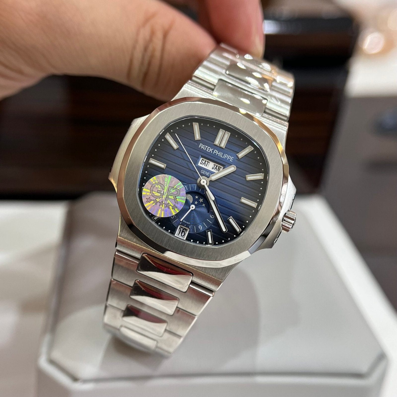 Patek Philippe Watch Nautilus 5726G Blue Dial 40.5mm