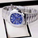 Patek Philippe Nautilus 5740 Watch Men Blue Dial Metal Wire 40mm