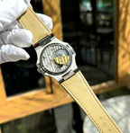 Patek Philippe Nautilus 5740G Watch Tiffany Dial Leather Strap 40mm