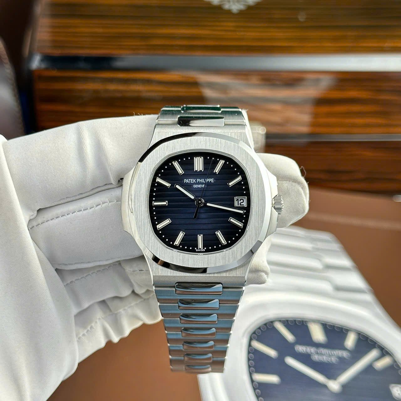 Patek Philippe Watch Nautilus 5811 Blue Dial Full Optinos 41mm