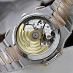 Patek Philippe Nautilus 5980 Watch 18K Gold Wrapped + Diamonds Moissanite 40.5mm