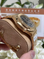 Patek Philippe Nautilus 5990 Rose Gold Watch Blue Dial 40.5mm