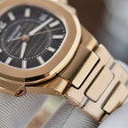 Patek Philippe Nautilus 7010 Watch Women Dial Black 32mm