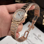 Patek Philippe Watch Nautilus 7010 White Dial Womens 32mm