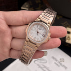 Patek Philippe Watch Nautilus 7010 White Dial Womens 32mm