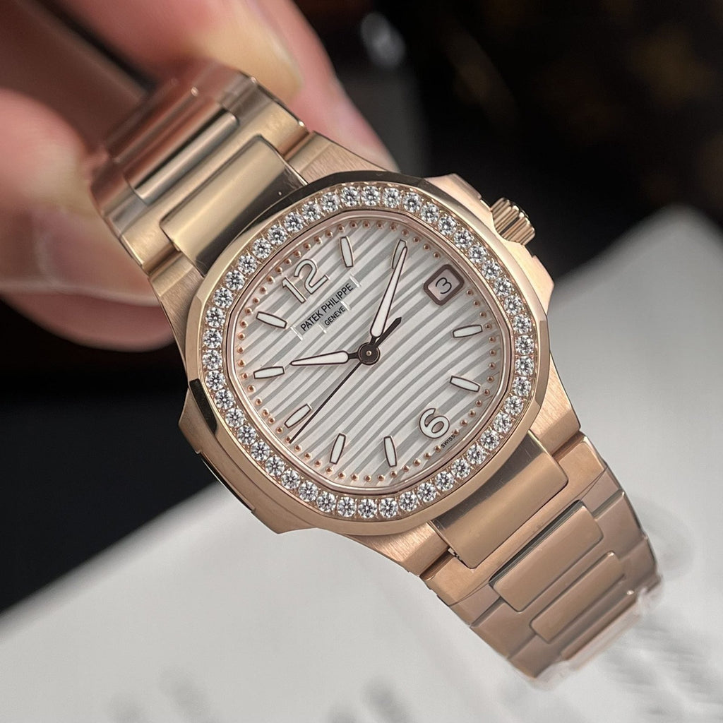 Patek Philippe Watch Nautilus 7010 White Dial Womens 32mm