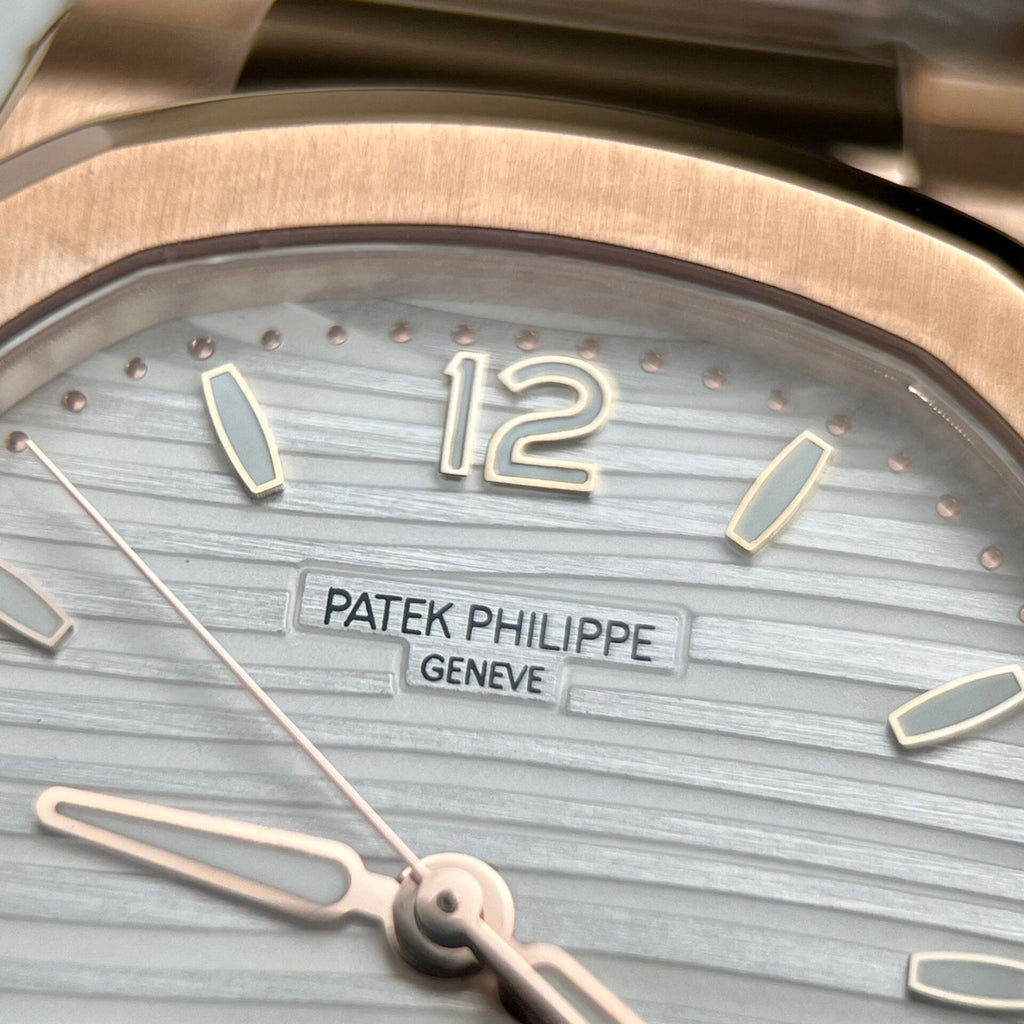 Patek Philippe Watch Nautilus 7118 Gold Wrapped White Dial 35.2mm
