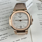 Patek Philippe Watch Nautilus 7118 Gold Wrapped White Dial 35.2mm