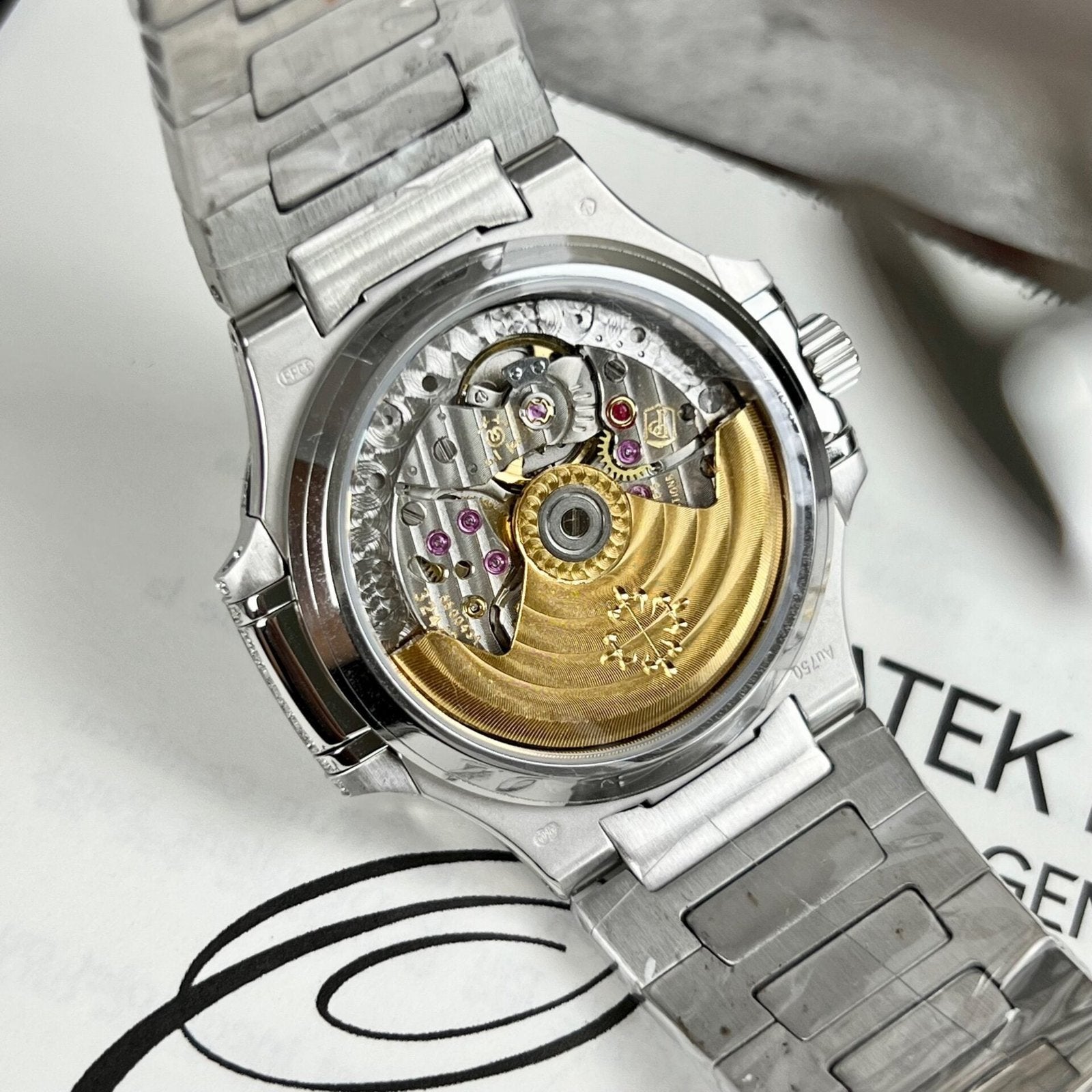 Patek Philippe Nautilus 7118 Full Diamond Watch 35.2mm