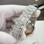 Patek Philippe Nautilus 7118 Watch Diamonds Moissanite 35.2mm